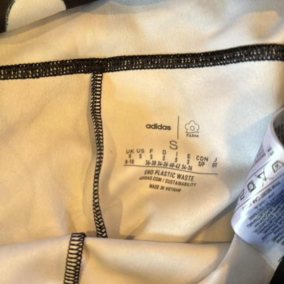 Adidas x Farm Rio Athletic Leggings - Size Small - Picture 3 of 4